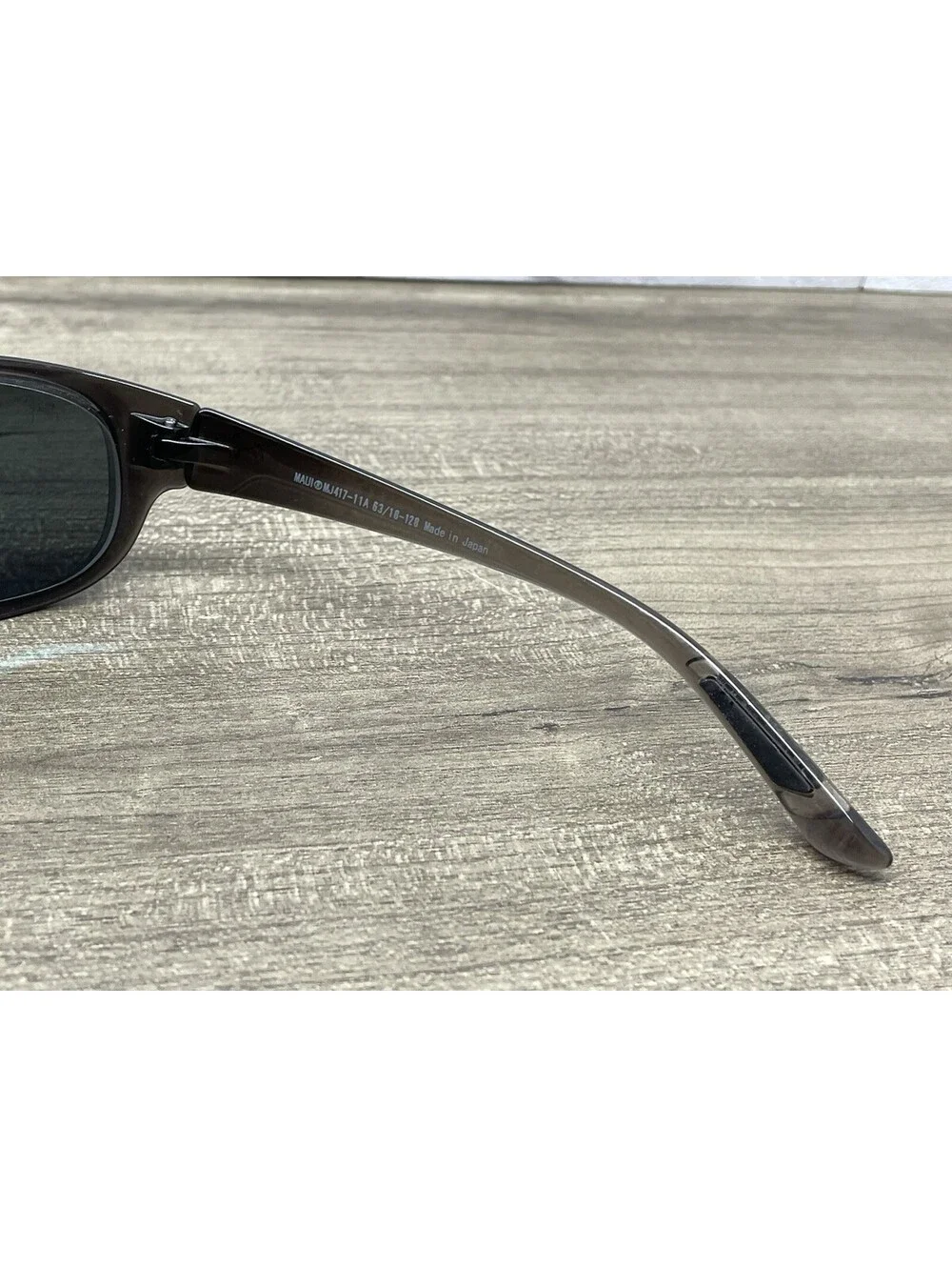 Maui Jim TWIN FALLS MJ417-11A GRAY TRANSLUCENT 63/18/128 SUNGLASSES *FRAMES ONLY